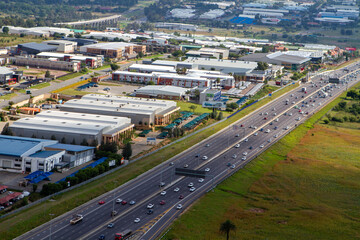 Aerial picture of Midrand