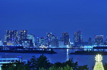 お台場から見る東京の夜景