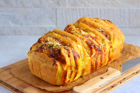 Pull Apart Cheese Bread