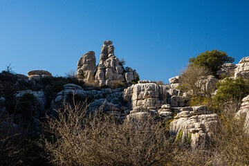 The Torcal de Antequera Natural Park contains one of the most impressive examples of karst...