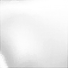 Halftone Pattern. Set of Dots. Dotted Texture on White Background. Overlay Grunge Template. Distress Linear Design. Fade Monochrome Points. Pop Art Backdrop.