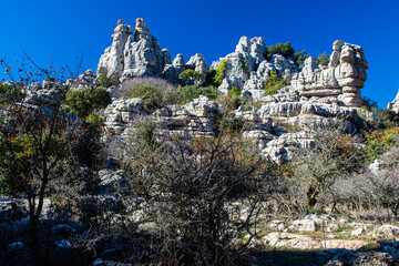 The Torcal de Antequera Natural Park contains one of the most impressive examples of karst...