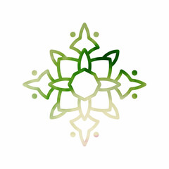 ornamental art design vector illustration