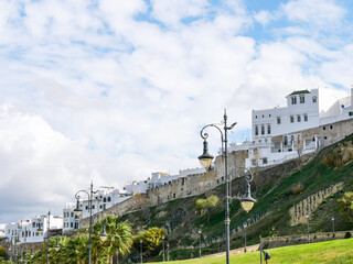 White Houses in Tangier, Morocco