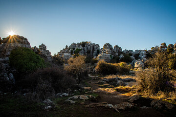 The Torcal de Antequera Natural Park contains one of the most impressive examples of karst...