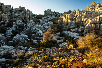 The Torcal de Antequera Natural Park contains one of the most impressive examples of karst...