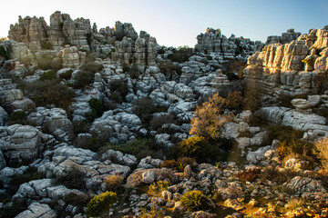 The Torcal de Antequera Natural Park contains one of the most impressive examples of karst...