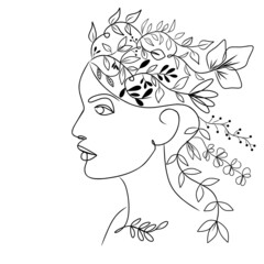 woman face