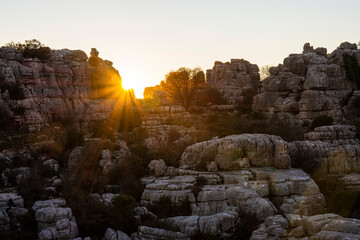 The Torcal de Antequera Natural Park contains one of the most impressive examples of karst...