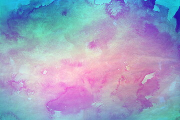 Watercolor texture background colorful splash
