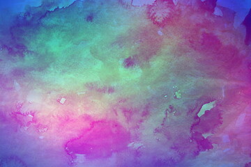 Obraz premium Watercolor texture background colorful splash