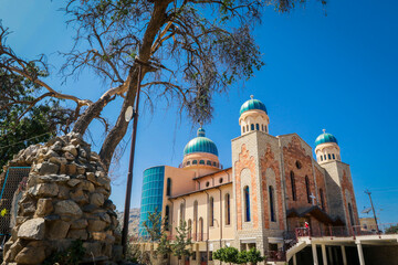 View to the Catholic Eparchy in Keren, Eritrea