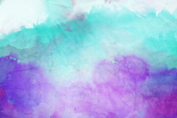 Fototapeta na wymiar Watercolor texture background colorful splash