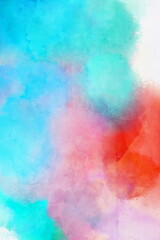Fototapeta premium Watercolor texture background colorful splash