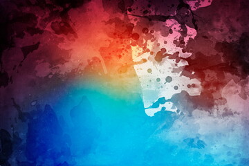 Obraz premium Watercolor texture background colorful splash