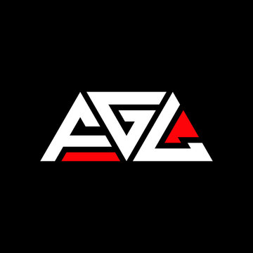 FGL triangle letter logo design with triangle shape. FGL triangle logo design monogram. FGL triangle vector logo template with red color. FGL triangular logo Simple, Elegant, and Luxurious Logo...