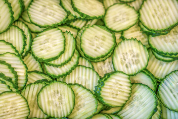 Close-up of food preparation with various asian ingredients and sauces.