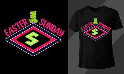 Easter Sunday Logo T-Shirt Design