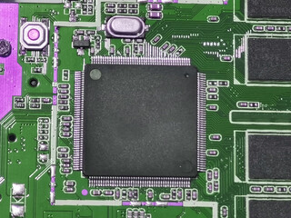 cpu processor of tablet microchip of motherboard