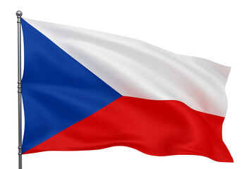 Fototapeta premium Czech flag