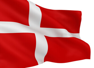 Fototapeta premium Denmark flag
