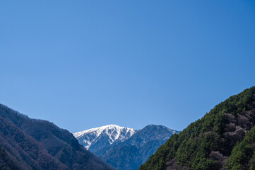 こまくさ橋からの駒ヶ岳