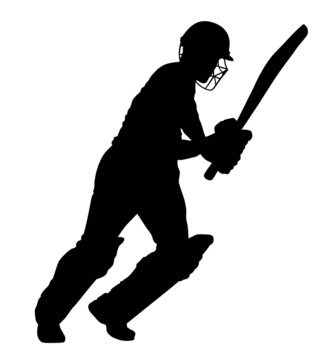 Cricket sport player