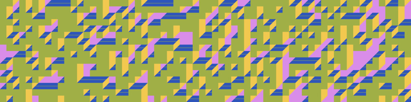 Implementation of Edward Zajec&rsquo;s &ldquo;Il Cubo&rdquo; from 1971. Essentially a Truchet tile set of 8 tiles and rules for placement art illustration