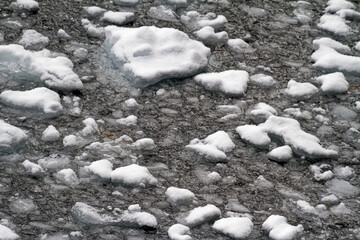 Antarctica - Pieces Of Floating Ice - Global Warming