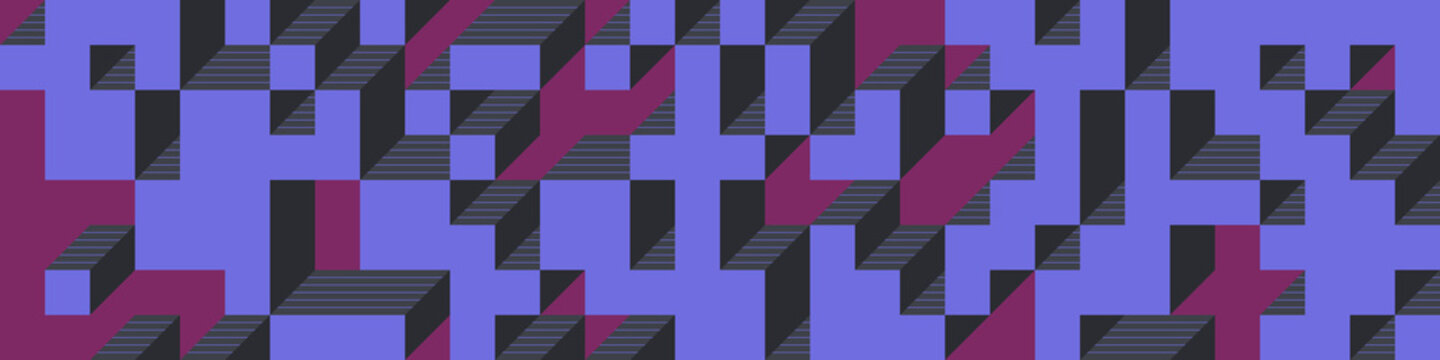 Implementation of Edward Zajec&rsquo;s &ldquo;Il Cubo&rdquo; from 1971. Essentially a Truchet tile set of 8 tiles and rules for placement art illustration
