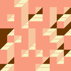 Implementation of Edward Zajec’s “Il Cubo” from 1971. Essentially a Truchet tile set of 8 tiles and rules for placement art illustration