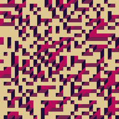 Implementation of Edward Zajec’s “Il Cubo” from 1971. Essentially a Truchet tile set of 8 tiles and rules for placement art illustration