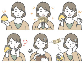 お金に関する色々　中年女性