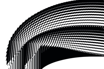 Naklejka premium Black and white background, vector texture.