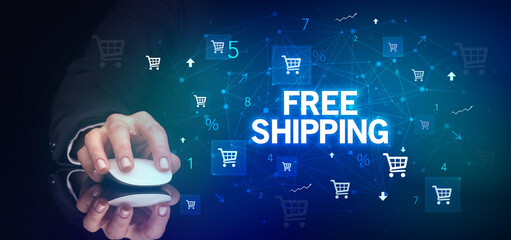male hand holding wireless peripheral