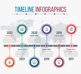 Timeline Infographics (06 Steps)