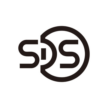 SDS vector logo illustration symbol