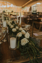 wedding decoration setting table