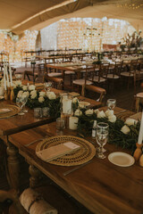 wedding decoration setting table