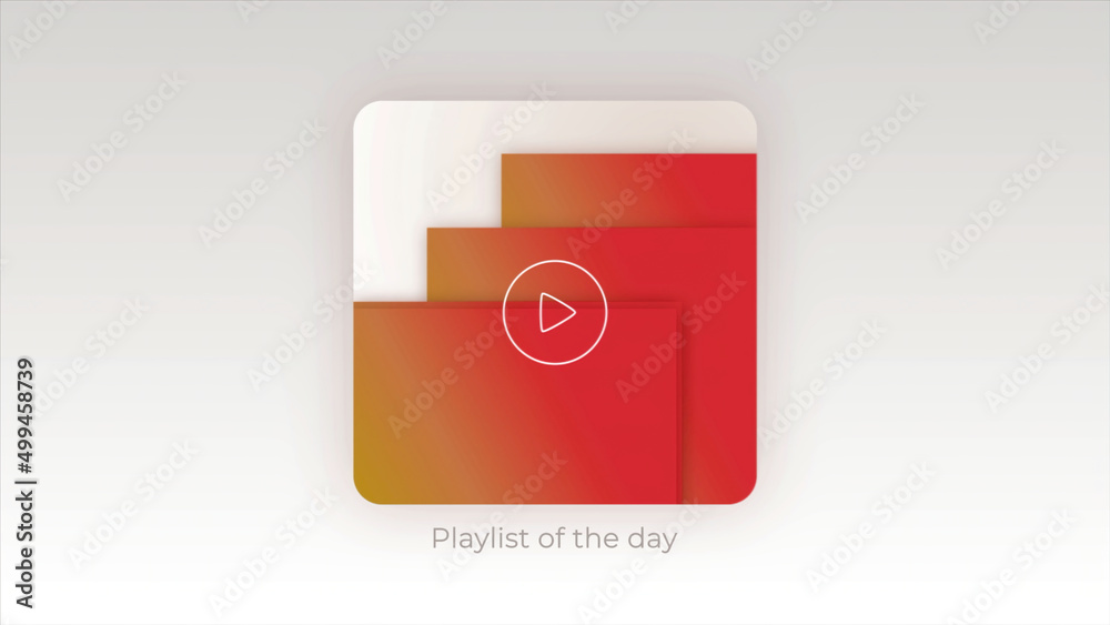 Aufkleber demonstration of the application features for a digital device. motion. an application selecting a p