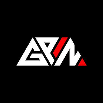 GPN triangle letter logo design with triangle shape. GPN triangle logo design monogram. GPN triangle vector logo template with red color. GPN triangular logo Simple, Elegant, and Luxurious Logo...