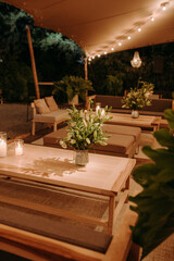 wedding decoration setting table
