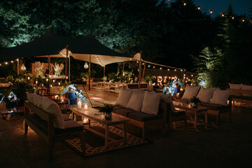 wedding decoration setting table