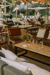 wedding decoration setting table