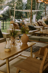 wedding decoration setting table