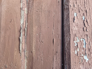 Ancient vintage wood background with cracked old paint