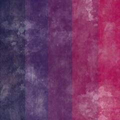 Bright colorful wallpaper. Blue-pink striped watercolor texture, old colored paper in textured vintage design.