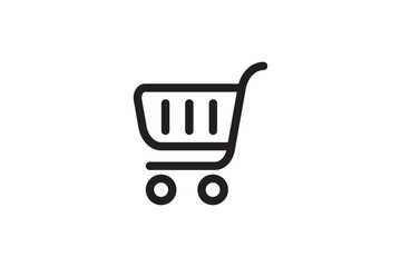 Shopping backet icon. Buy sign for sale, web site, shop retail. Market and commerce store symbol.