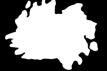 Decorative Black & White Photo Edge / Overlay for Landscape Photos
