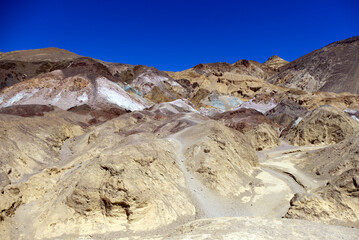 Fototapeta na wymiar Death Valley Artists Drive Hills